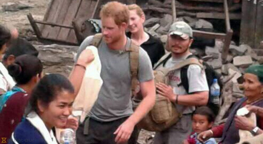 Prince Harry spotted carrying ‘Doko’ in Gorkha