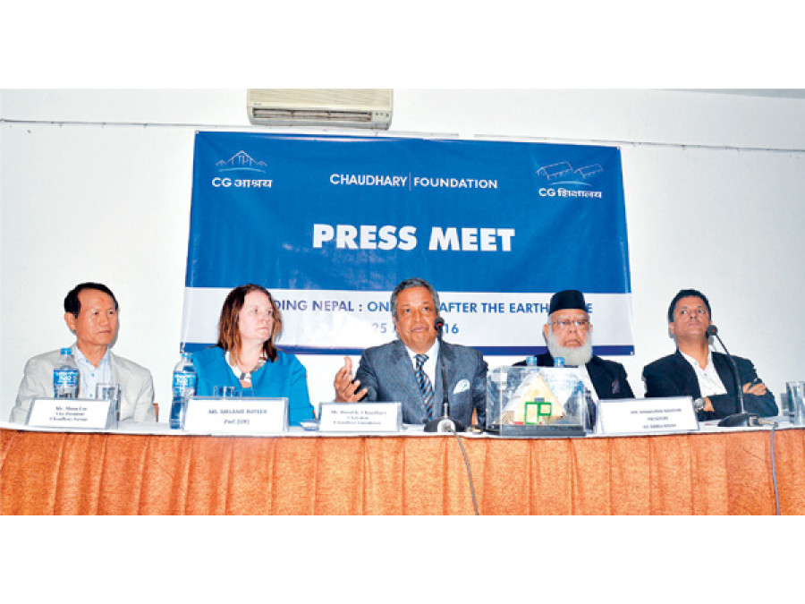 CG Foundation says it built 2,540 shelters, 37 schools