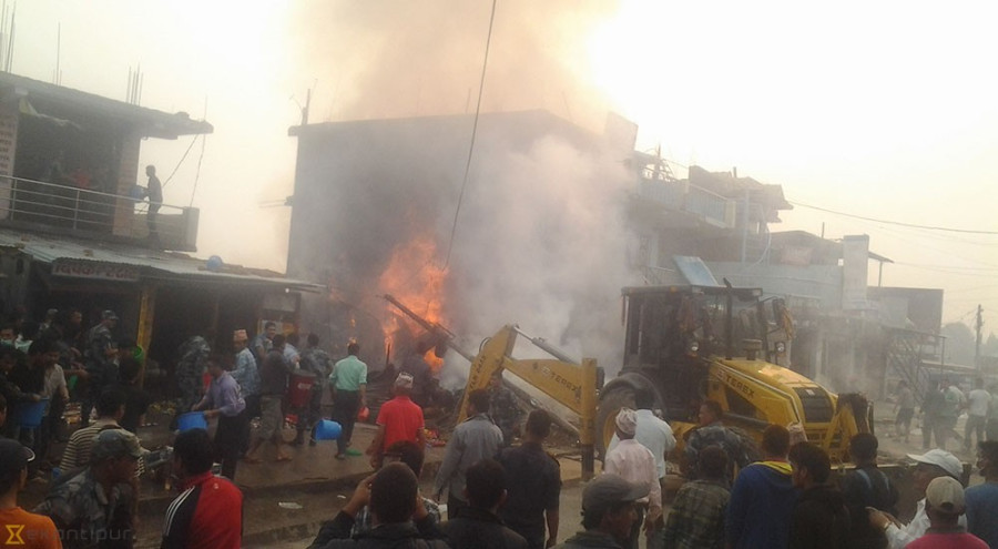 Dadeldhura fire under control after 2-hrs
