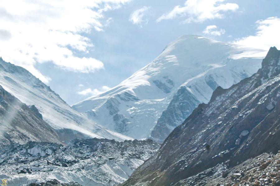 Dhaulagiri glacier shrinking, thanks to climate change