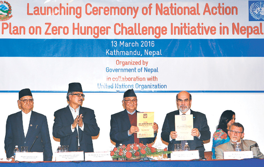 Govt unveils 10-yr action plan to eliminate hunger