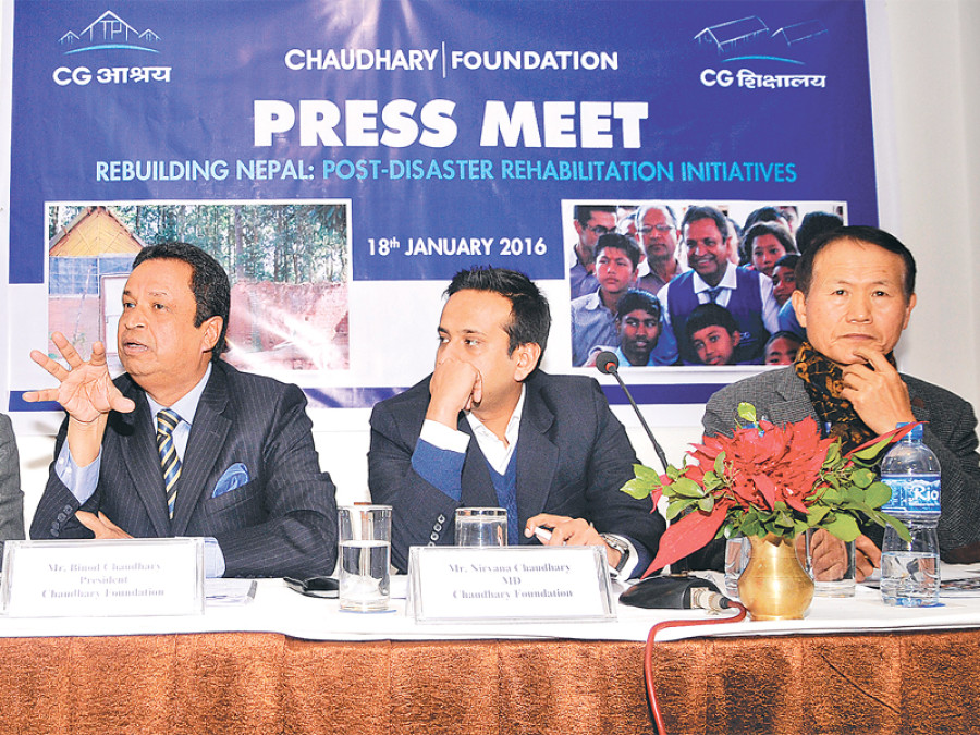 Chaudhary Foundation builds 1,700 transitional shelters