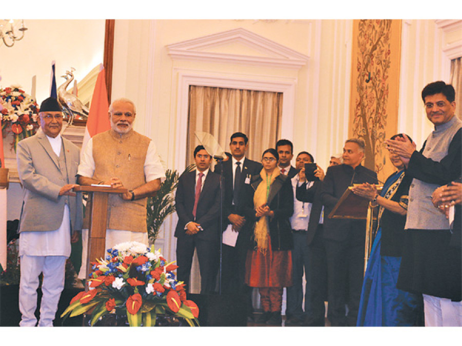 Oli, Modi inaugurate power line