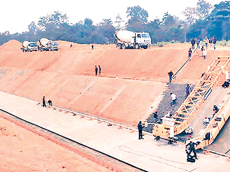 Locals protest extraction of sand and aggregates