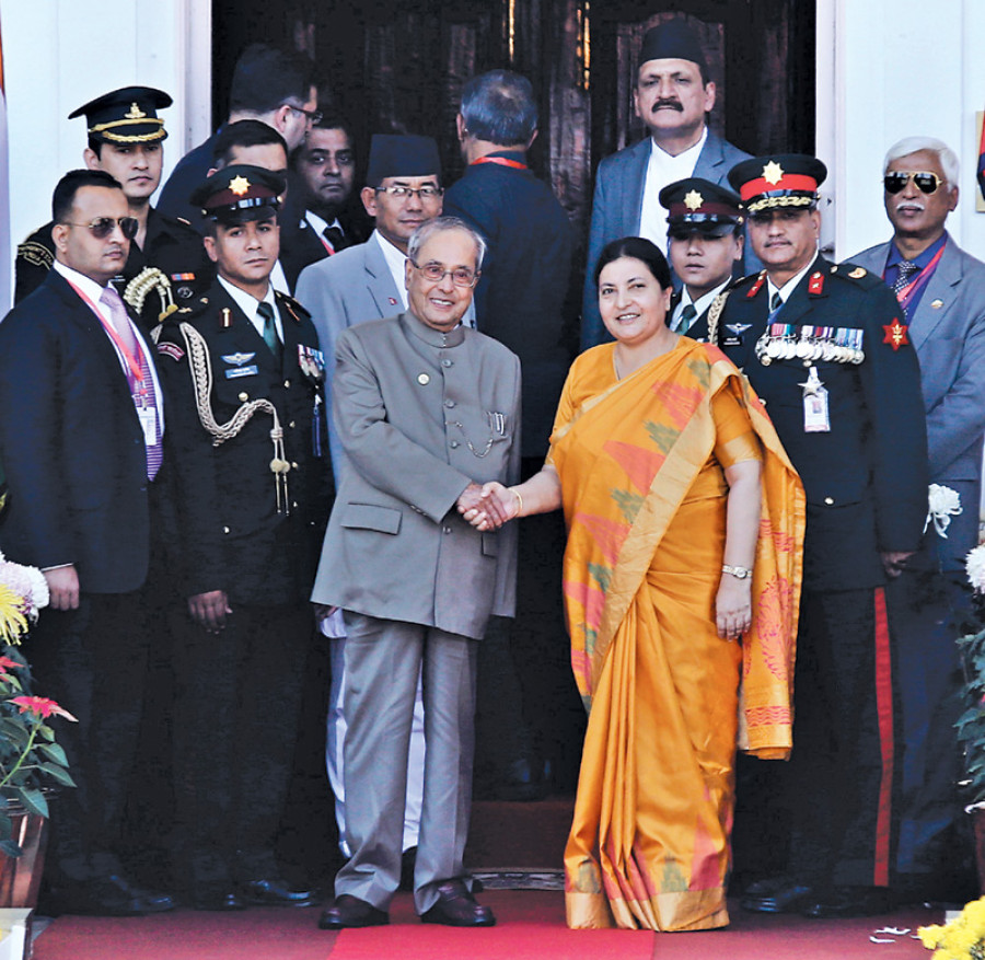 Indian prez arrives in Nepal in sign of warming relations