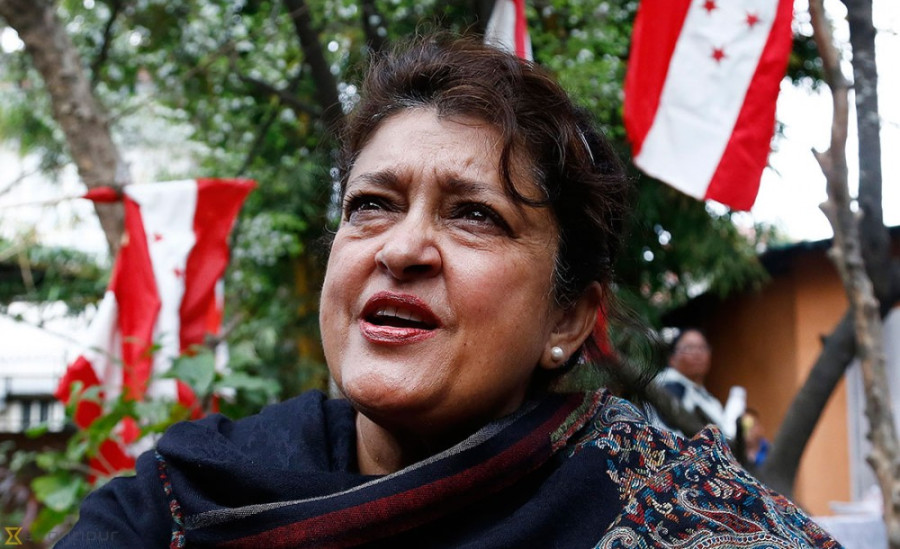 Sujata warns of grave danger if Oli-govt toppled