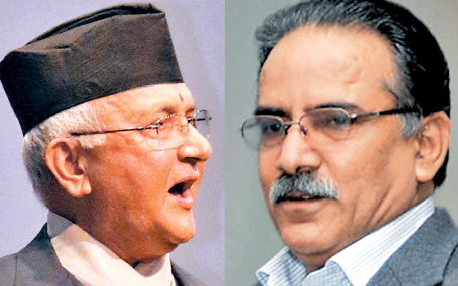 Dahal asks Oli about 9-pt deal