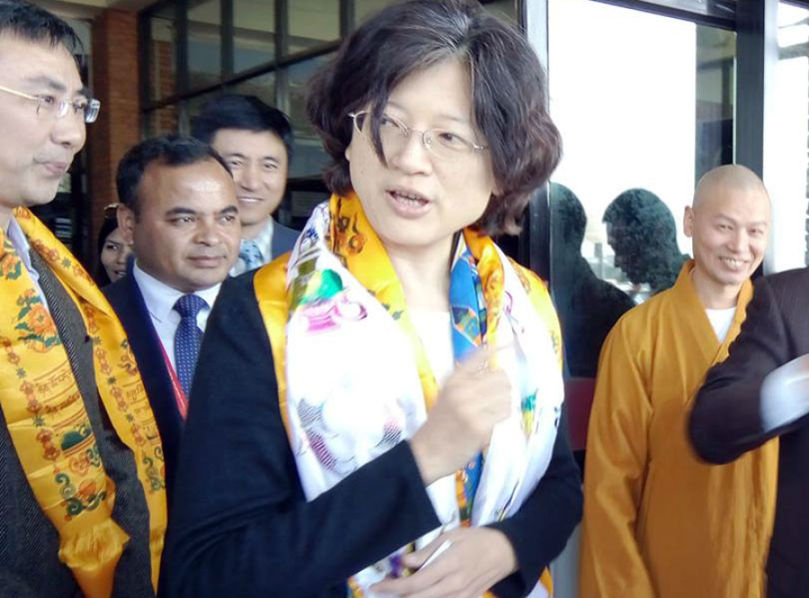 Chinese envoy calls on Mahara, Mahat