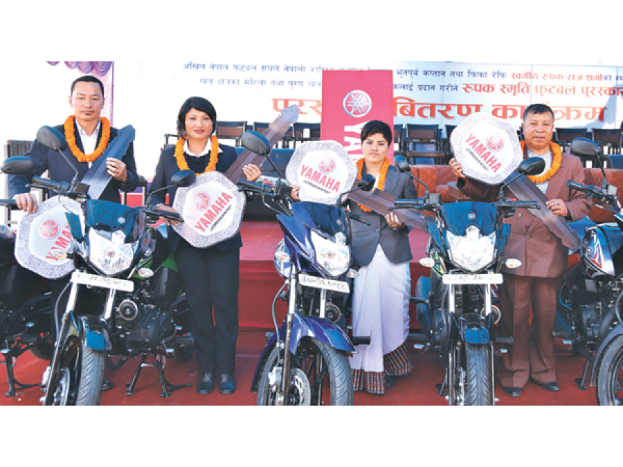 Gurung, Lama feted with Rupak Memorial Award