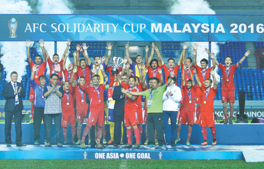 Nepali football marks historic day