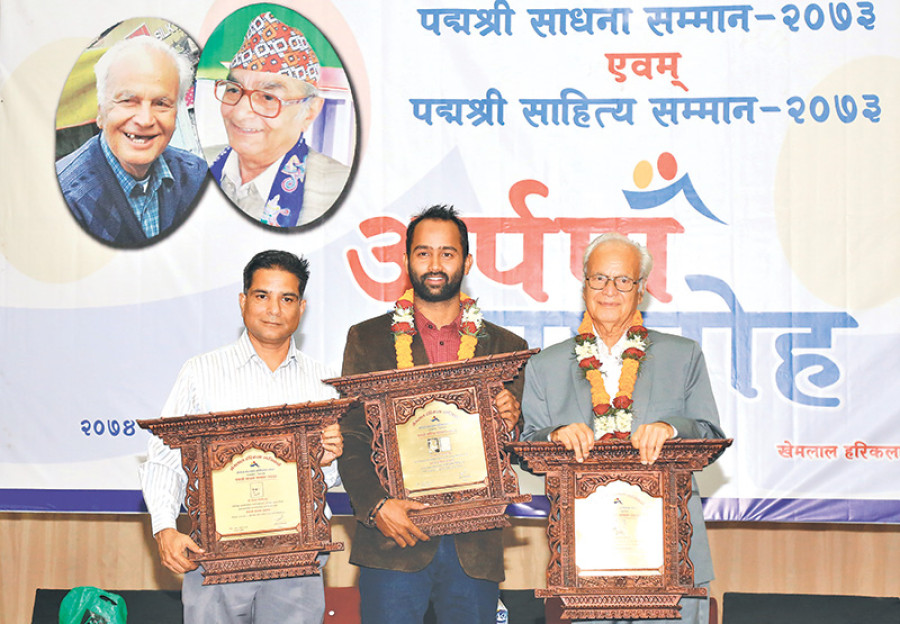 Padmashree conferred on Parajuli