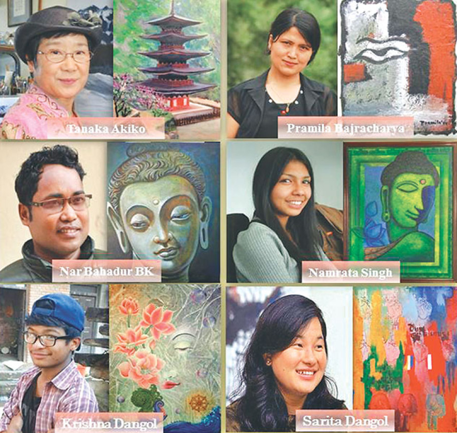 Bringing modern-day Buddhism to canvas