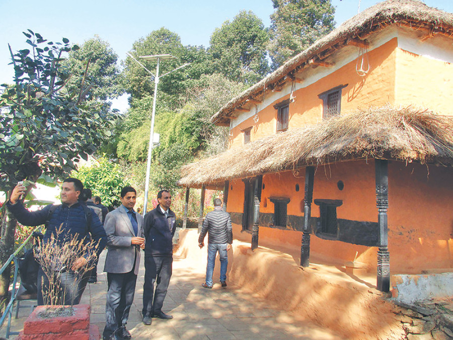 Lekhnath memorial museum under construction in Pokhara