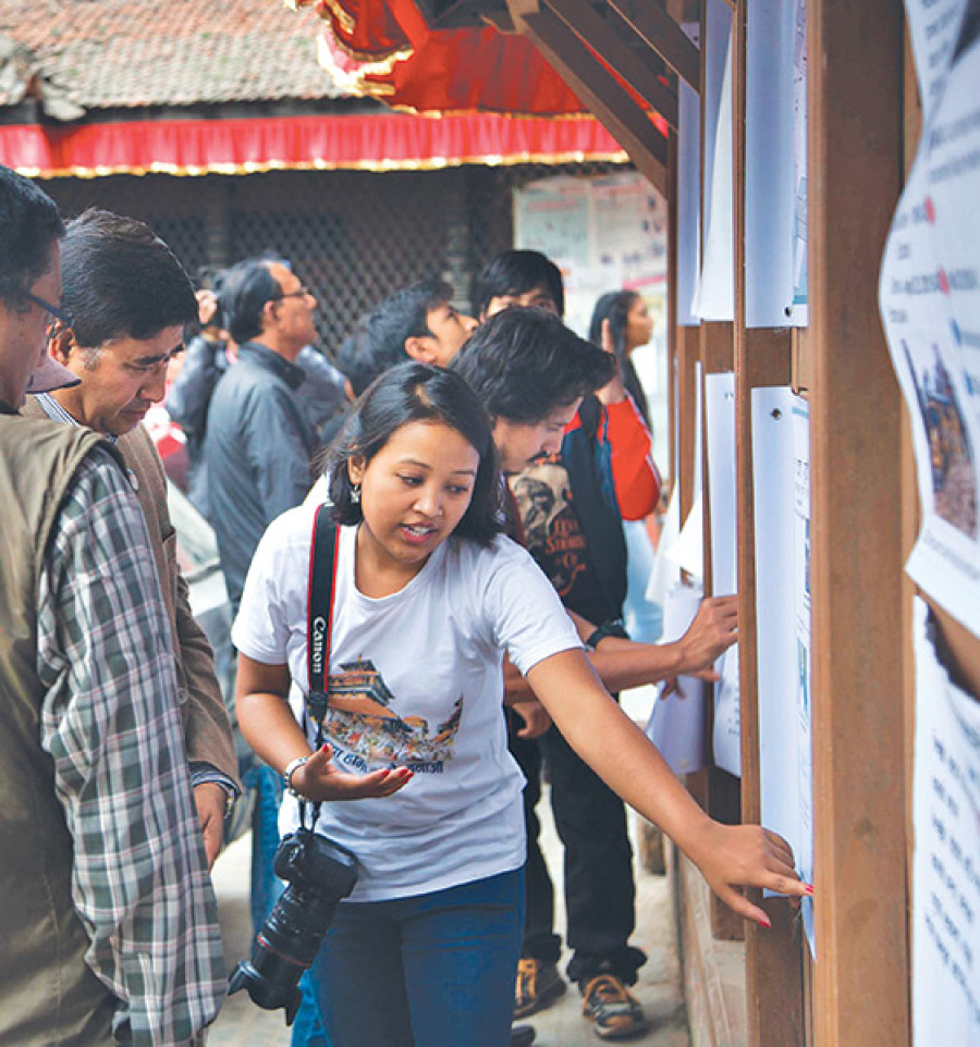 Exhibit for community engagement