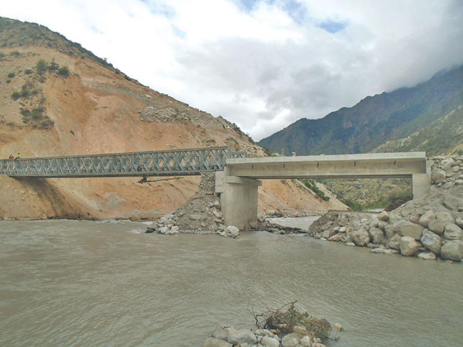 Simikot-Hilsa road construction nearing completion