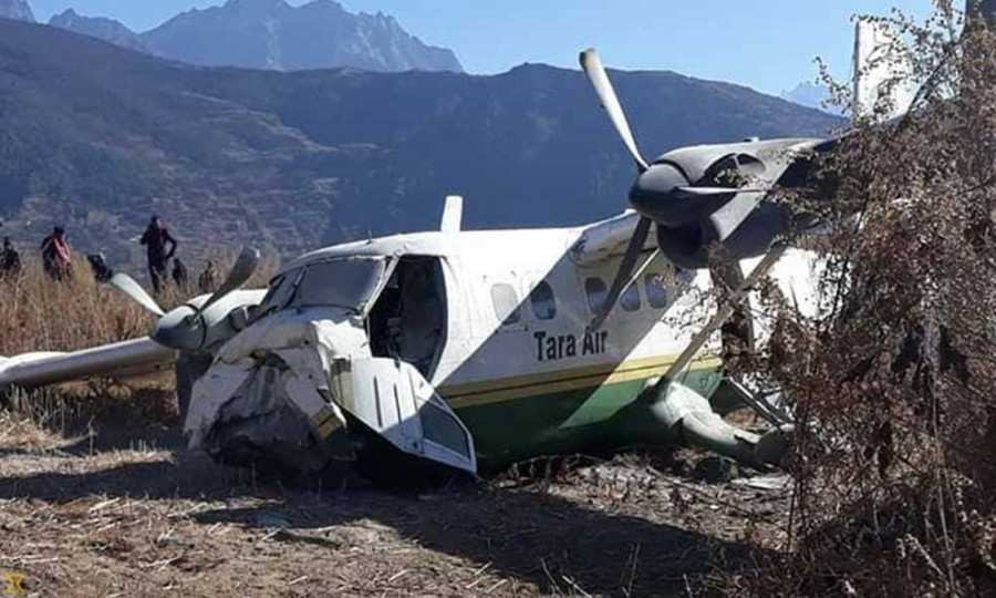 Tara Air aircraft crashes during take-off in Humla (With photos)