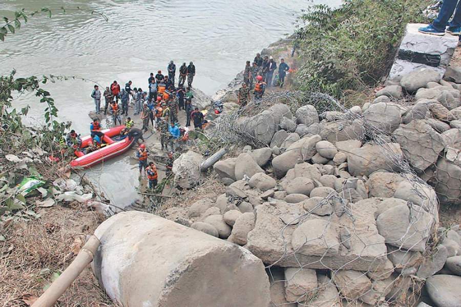 Dhading bus plunge: Driver out of contact