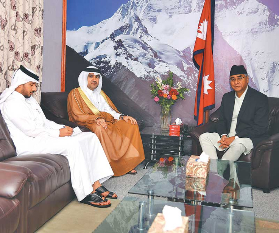 Qatar ambassador briefs PM on latest situation