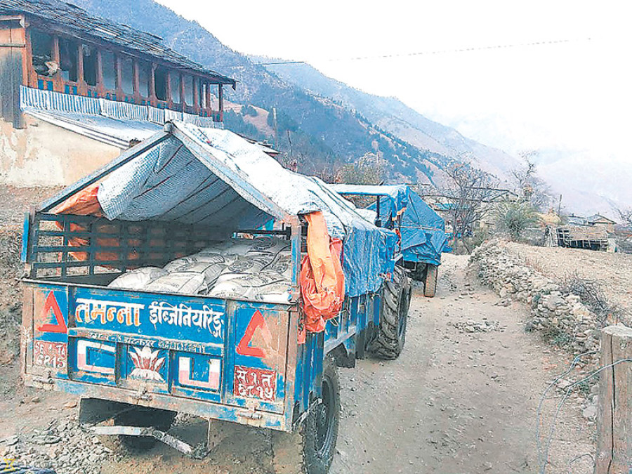 Food-hit areas in Humla get subsidised rice