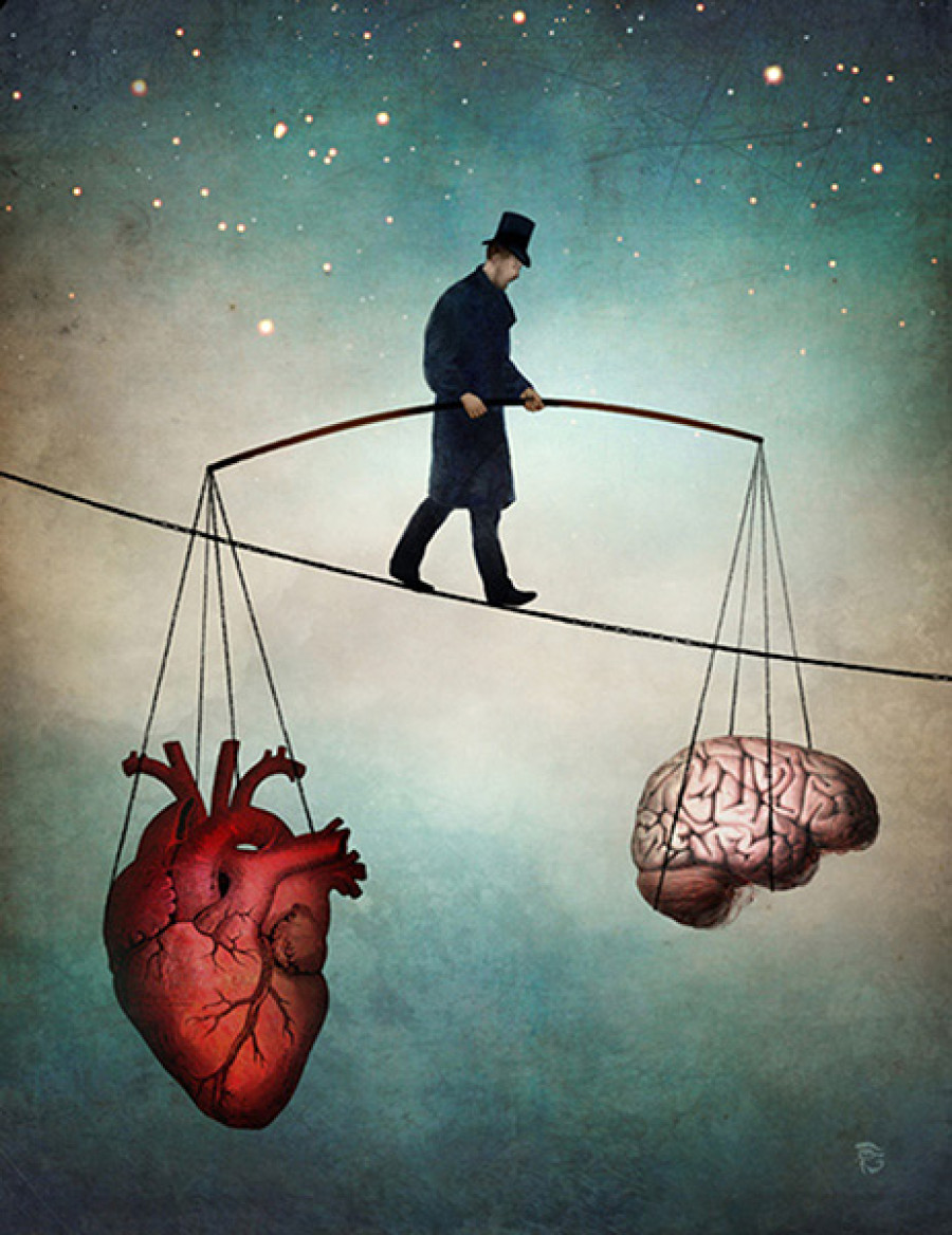 Head over heart