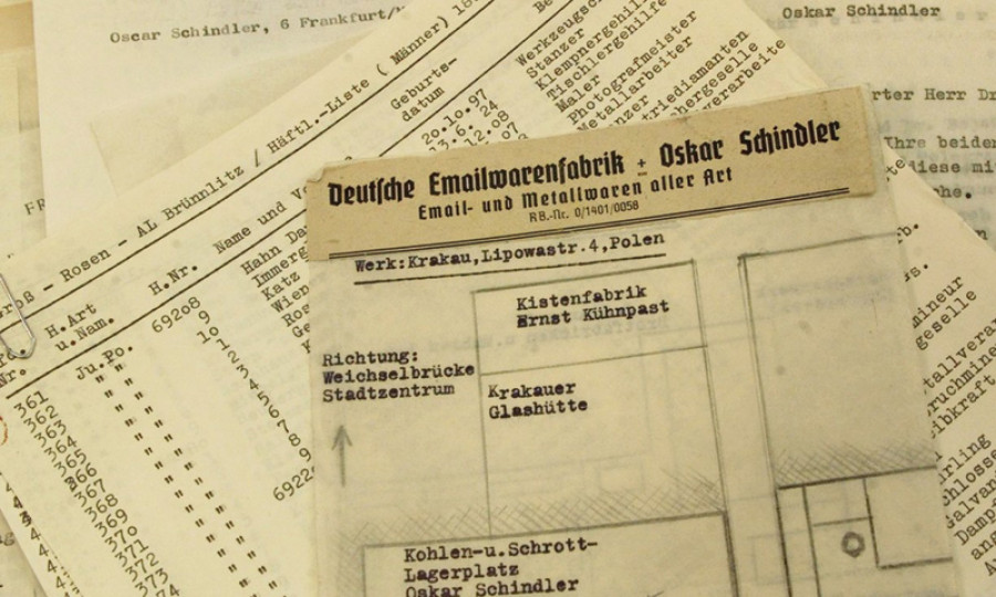 Real Schindler’s list to go on auction