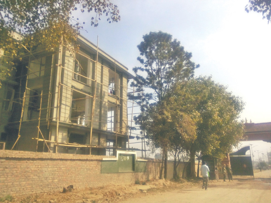 NA building at Tundikhel attracts public criticism