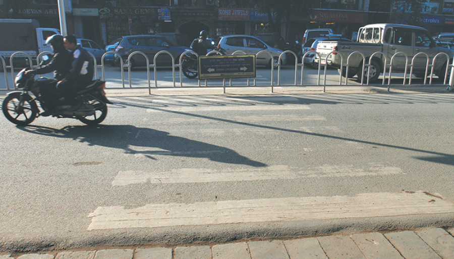 Faded zebra crossings a cause for concern