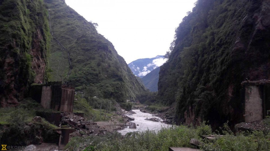 Bridge collapse hits Tatopani locals