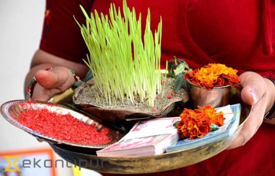11:55 am auspicious time for Dashain tika