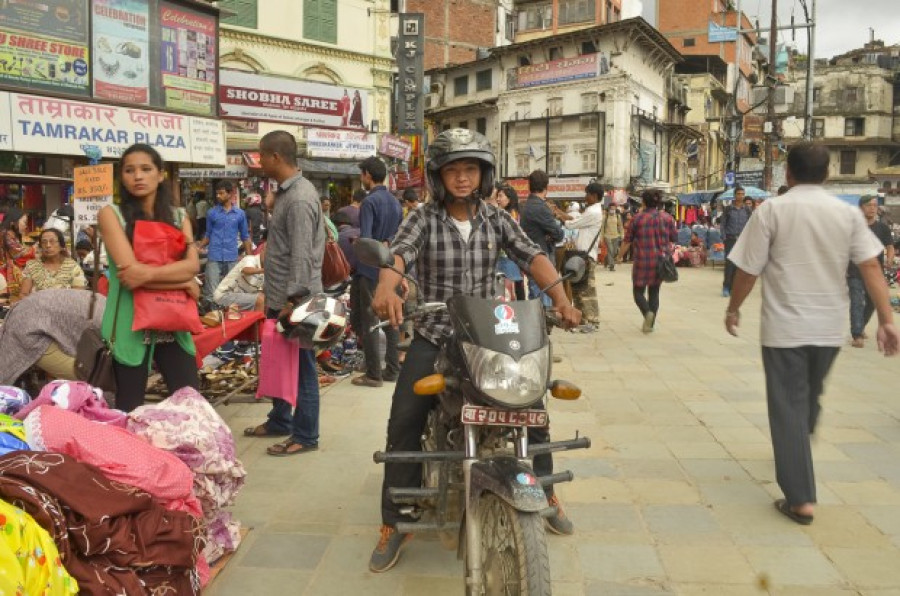 Footpath shops pose challenges in traffic management