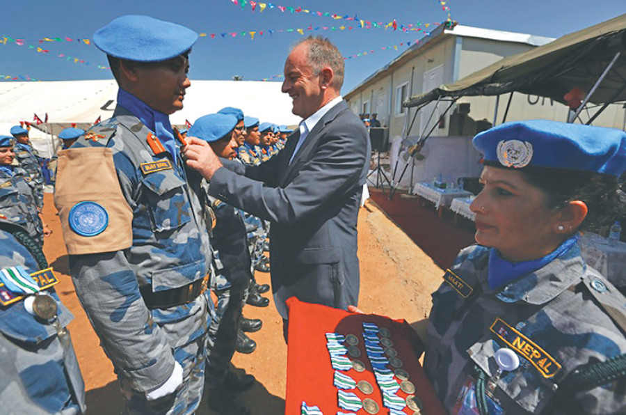 Nepali blue helmets in Sudan awarded UN Medal for service
