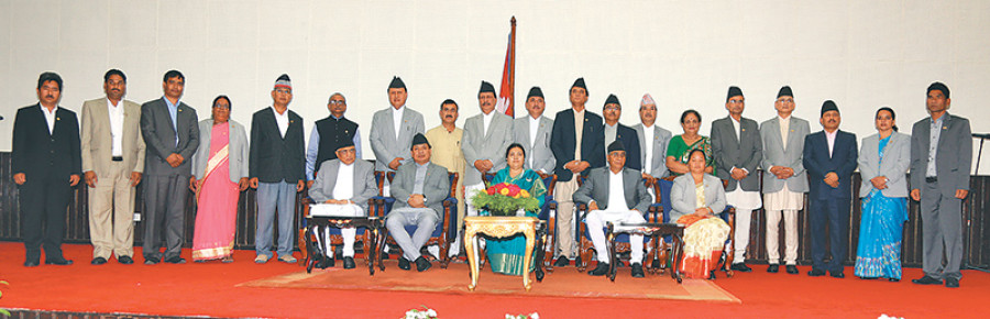 PM Deuba inducts 19 ministers