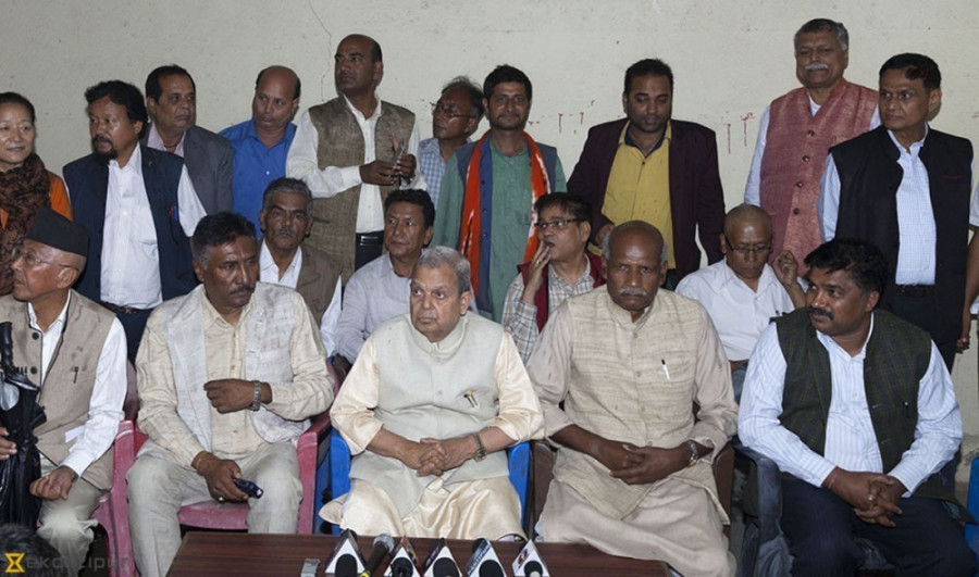 RJP-Nepal in a fix after statute revision ruled out