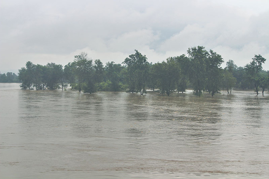 Land purchased by Nepal Oil Corporation inundated