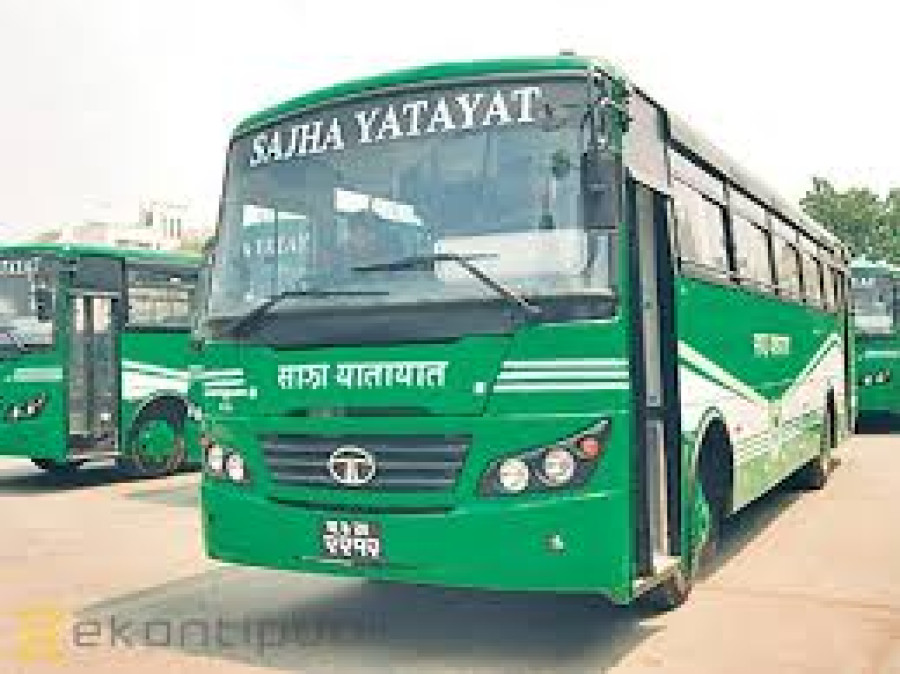 Sajha Yatayat begins night bus service in Valley