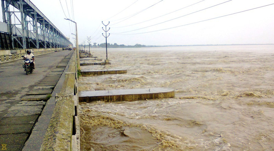 Water level rises in Koshi River