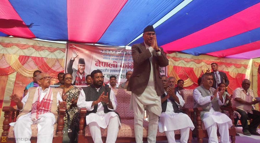 Constitution will be amended in favour of Madhes if NC wins: PM Deuba