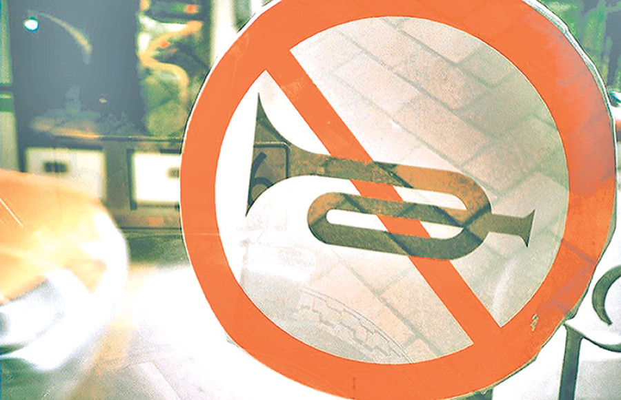 No horn, no jaywalking