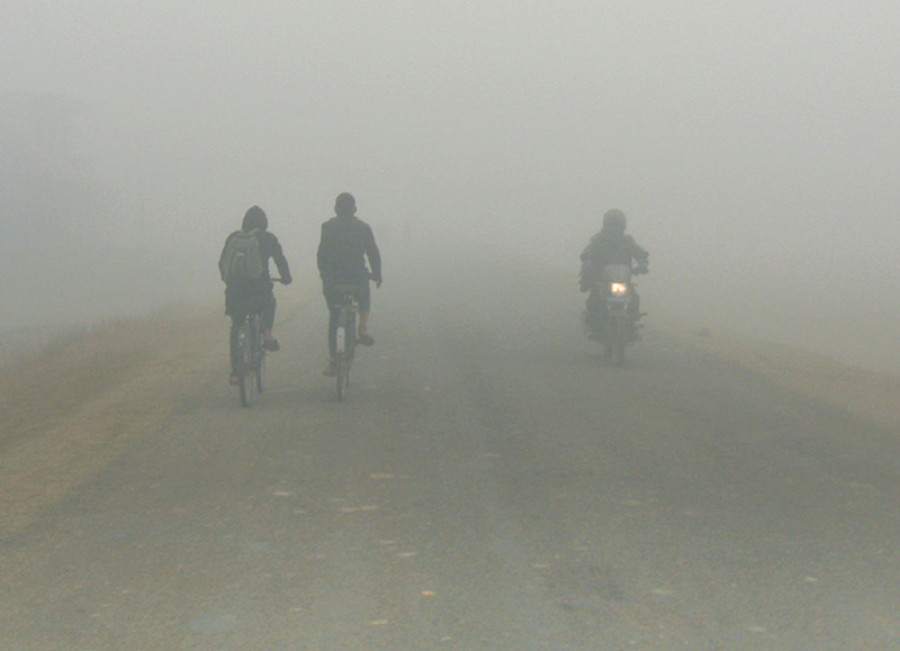 Cold wave affects daily life in Tarai