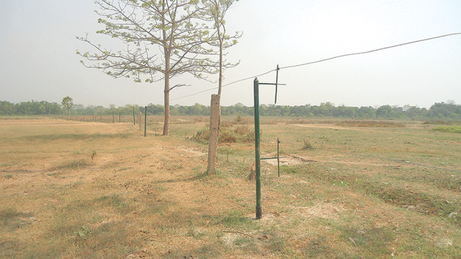 22-km electric fence erected in Bardiya
