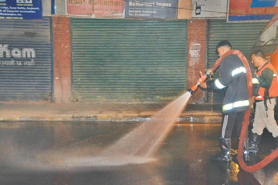 Mitigating dust pollution: KMC pressure washing dusty roads
