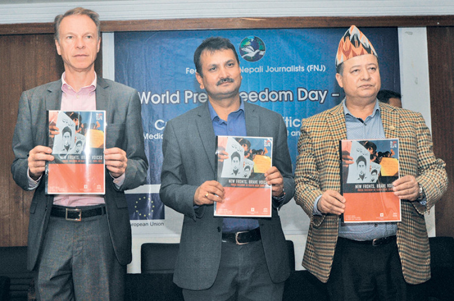‘Nepali media still under threat, remains unsecure’