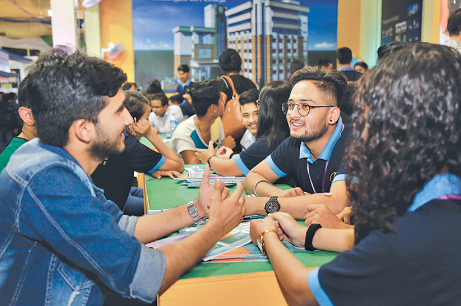 Kantipur Hissan education fair draws record number of visitors