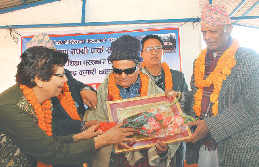 Poet Poudyal commemorated in hometown
