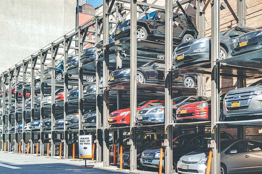 Multistoried parking lot at New Road planned