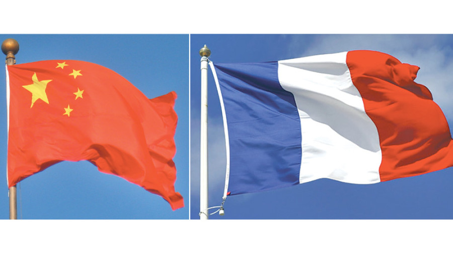 China and France pledge further help in rebuilding efforts