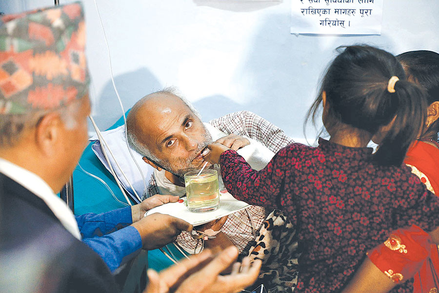 Dr KC breaks 13th fast after 14 days
