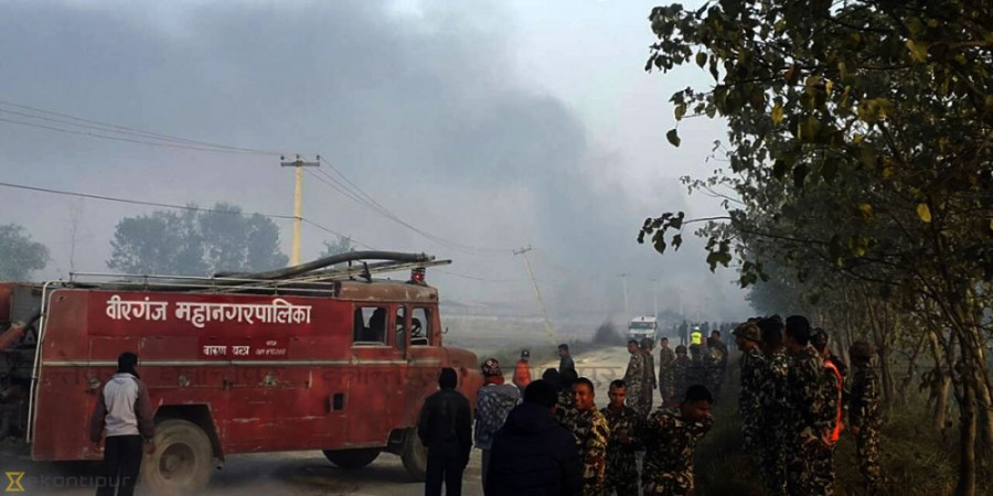 Birgunj gas factory fire: Fire engine engulfed, 2 missing; nearby settlements evacuated