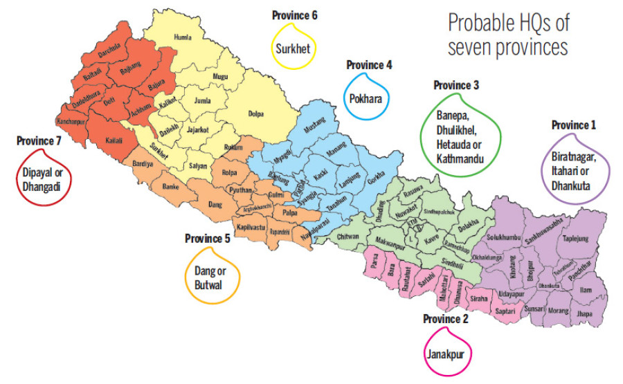 Govt to announce provincial capitals after scheduled polls