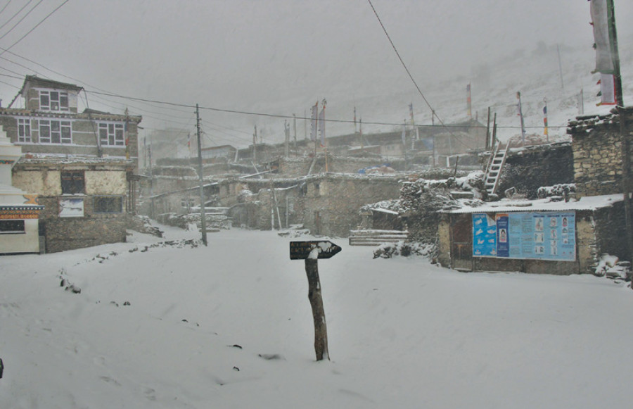 Rain, snow affect West, central Nepal
